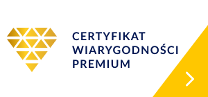 Certyfikat Wiarygodności Firmy BIG